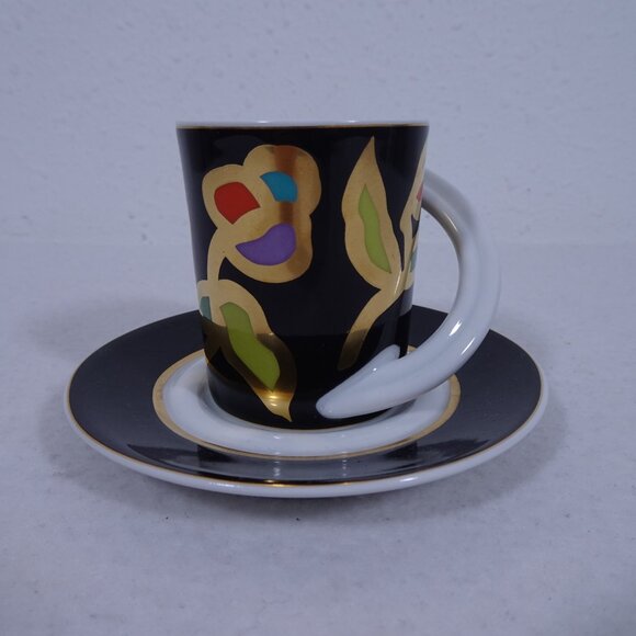 Rosenthal Studio-Line Cupola Espresso Cup Saucer Espresso Sammeltasse 21 Signed - Picture 2 of 10